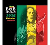 Bob Marley Quadrato Calendario 2025,Compleanno,Natale Regalo,Official Product