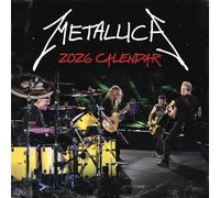 Pyramid International Calendario da parete quadrato Metallica 2026, 16 mesi, visualizzazione mensile, con fotografia dal vivo, regalo ufficiale per gli appassionati di musica rock
