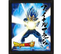 Pyramid International - Cornice Dragon Ball Super - Overpowered - Effetto 3D - 25 x 20 cm - Licenza ufficiale