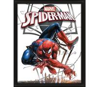 Pyramid International - Cornice Spider-Man/Venom - Effetto 3D - 25 x 20 cm - Licenza ufficiale