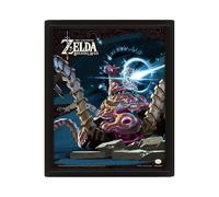 Pyramid International - Cornice Zelda Breath of The Wild - Guardian - Effetto 3D - 25 x 20 cm - Licenza Ufficiale