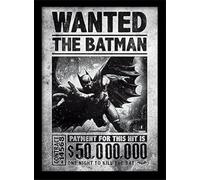 Pyramid International DC Comics FP11085P-PL - Stampa incorniciata Wanted di Batman Arkham Origins, 30 x 40 cm