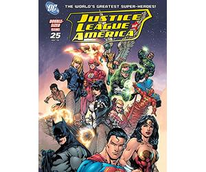 Pyramid International DC Comics Justice League - Stampa su tela con copertina di gruppo, 60 x 80 cm