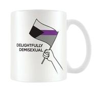 Pyramid International Demisexual Mug One Size White/Black/Purple