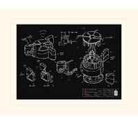 Pyramid International Doctor Who (Lavagna) - Montato Stampa Memorabilia 30 x 40 cm, Carta, Multicolore, 30 x 40 x 1.3 cm