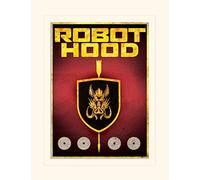 Pyramid International Doctor Who (Robot Hood) - Montato Stampa Memorabilia 30 x 40 cm, Carta, Multicolore, 30 x 40 x 1.3 cm