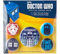 Pyramid International Doctor Who Sterminate Badge, multicolore, 10 x 12,5 x 1,3 cm