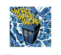 Pyramid International Doctor Who (Vworp) -Stampa Artistica, 40 x 40 cm, Carta, Multicolore, 40 x 40 x 1.3 cm