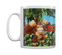 Pyramid International Donkey Kong (giungla 3D) Tazza bianca - Tazza in ceramica da 315 ml, taglia unica