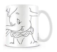 Pyramid International Dumbo (Line) Mug, Ceramica, Multicolore, 1 unità (Confezio