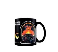 Pyramid International Dungeons & Dragons Tazza termosensibile (Thieves in the Temple), tazza da caffè in ceramica da 325 ml, per donne e uomini, prodotto ufficiale, nero