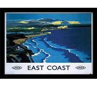 Pyramid International East Coast Memorabilia - Stampa su tela, multicolore, 30 x 40 cm