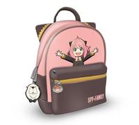 Pyramid International SPY X FAMILY - Zaino alla moda in finta pelle, fodera unica, accessorio con cerniera abbinata, tasche interne ed esterne, elegante e funzionale, un must per i fan della famiglia