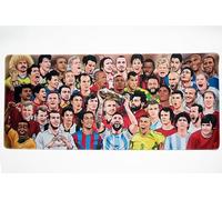 Pyramid International Football Legends - Tappetino da scrivania XXL 90 cm x 40 cm, con giocatori iconici della storia del calcio