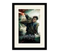 P.Derive HARRY POTTER - Mounted & Framed 30X40 Print - Deat NUOVO