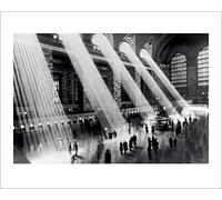 Pyramid International" Grand Central Station, Stampa Artistica, Carta, Multicolore, 40 x 50 x 1,3 cm