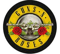 Pyramid International Guns N' Roses - Tappetino antiscivolo per giradischi, per mixare, grattare DJ e ascoltare a casa (Logo Design), prodotto ufficiale