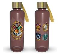 Pyramid International Harry Potter (Colourful Crest Dark) Bottiglia di plastica sottile, elegante e resistente, 525 ml, taglia unica