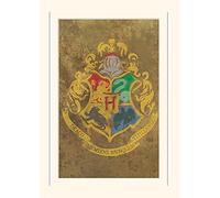 Pyramid International Harry Potter (Hogwarts Crest) 1-Memorabilia con Stampa montata 30 x 40 cm, Carta, Multicolore, 40 x 59 x 1.3 cm