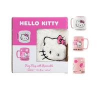 Pyramid International Hello Kitty Fuzzy, tazza con simpatico design Hello Kitty, adatta per caffè o tè, impugnatura comoda, regalo fantastico per i fan di Hello Kitty, durevole e adatta al microonde