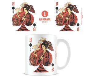 Pyramid International Ilustrata - Tazza da caffè in ceramica da 325 ml, per donn