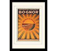 Pyramid International Internazionale Piramide Bognor A3 Stampa con Cornice, e montata