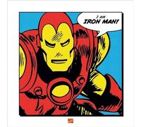 Pyramid International - Iron Man (I Am), Misure: 40 x 40 cm