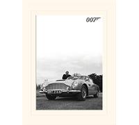 Pyramid International James Bond (Connery B+W) - Memorabilia Stampa incorniciata 30 x 40 cm, Carta, Multicolore, 40 x 59 x 1.3 cm