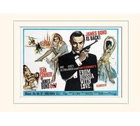 Pyramid International James Bond (dalla Russia con Amore 1) - Montato Stampa Memorabilia 30 x 40 cm, Carta, Multicolore, 30 x 40 x 1.3 cm