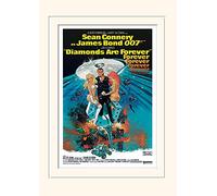 Pyramid International James Bond (Diamonds Are Forever 2) - Stampa Memorabilia montata 30 x 40 cm, Carta, Multicolore, 40 x 59 x 1,3 cm