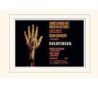Pyramid International James Bond (Goldfinger-One-Sheet) - Memorabilia, Formato 30 x 40 cm, Carta, Multicolore, 30 x 40 x 1.3 cm