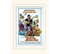 Pyramid International James Bond (l' Uomo con Golden Gun Film Stampa) - Montato Memorabilia 30 x 40 cm, Carta, Multicolore, 30 x 40 x 1.3 cm