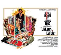 Pyramid International James Bond (Live And Let Die) - Stampa su Tela 30 x 40 cm, Legno, Multicolore, 30 x 40 x 1.3 cm