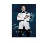 Pyramid International James Bond (Spectre-Skull) - Stampa Artistica 60 x 80 cm, Carta, Multicolore, 60 x 80 x 1.3 cm
