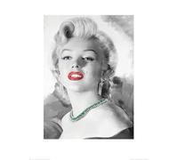 Pyramid International Jerry Michaels Diamonds Are A Girl Best Friend - Stampa Artistica su Tela, Multicolore