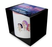 Pyramid International K-POP - Tazza da caffè in ceramica di alta qualità, con interno colorato, motivo: cacciatori di demoni (HUNTRIX Chibi) da 315 ml