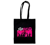 Pyramid International K-POP DEMON HUNTERS (SAJA BOYS) BLACK TOTE BAG - Reusable Eco-Friendly Tote Bag for Shopping, Work, or Everyday Use