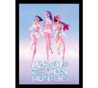 Pyramid International K-Pop Demon Hunters (Trio), 30 cm x 40 cm, gerahmter Colle