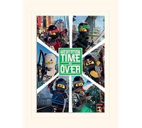 Pyramid International Lego Ninjago Movie (Sei Ninjas) - Montato Stampa Memorabilia 30 x 40 cm, Carta, Multicolore, 30 x 40 x 1.3 cm