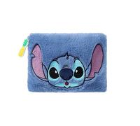 Pyramid International Lilo & Stitch (Stitch) Astuccio piatto in peluche - Custodia morbida con cerniera per bambini e fan - Organizer per cancelleria, prodotto ufficiale Disney