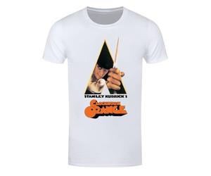 Pyramid International Maglietta Unisex con Scritta A Clockwork Orange (Poster Design), Abbigliamento da Donna e Uomo, Prodotto Ufficiale, Bianco, M
