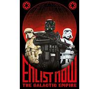 Pyramid International - Maxi poster Enlist Now, in legno, multicolore, 91,5 x 61 x 0,02 cm