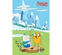 Pyramid International Maxi poster Ice Mountains stampato su carta di qualità, 90 x 60 cm, taglia unica
