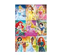 Pyramid International - Maxi poster in legno, motivo: Principesse Disney, multicolore, 61 x 91,5 cm