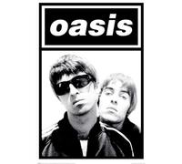 Pyramid International Maxi poster Oasis (Gallaghers) - Stampa artistica da parete ufficiale Oasis per appassionati di musica, 61 x 91 cm, poster decorativo per camera da letto, studio o dormitorio