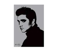 Pyramid International Metallic Elvis Presley Art Print, Carta, Multicolore, 60 x 80 x 1.3 cm
