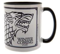 Pyramid International MGC25193 Game of Thrones (Stark) Black Mug, Ceramica, Mult