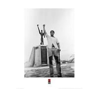 Pyramid International Muhammad Ali (Black Power Salute) - Stampa Artistica, 60 x 80 cm, Multicolore, 60 x 80 x 1,3 cm