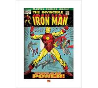 Pyramid International "Nascita di Alimentazione Iron Man Art Print, Carta, Multicolore, 60 x 80 x 1.3 cm