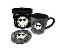 Pyramid International Nightmare Before Christmas Boccale And Coaster Gift Tin Set Nuovo Ufficiale